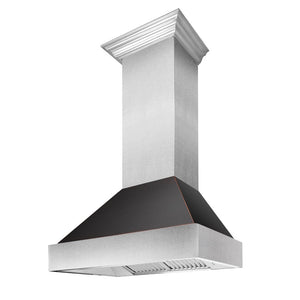36" DuraSnow® Stainless Steel Range Hood with Oil Rubbed Bronze Shell (8654ORB-36)