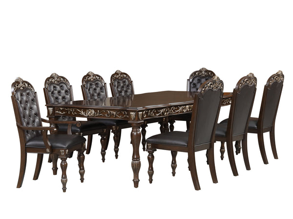 The Royal Classics Maximus Dining Side Chairs (Set of 2) in cherry are a perfect blend of heirloom craftsmanship and timeless design. Meticulously crafted from solid poplar and premium birch veneers, these chairs are built for long-lasting beauty and dura