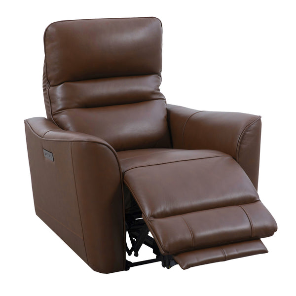  which is designed for space and convenience. It features a zero-gravity power recline and an adjustable power headrest made from durable top-grain leather. Taylor is built with sustainably sourced wood from a solar-p
