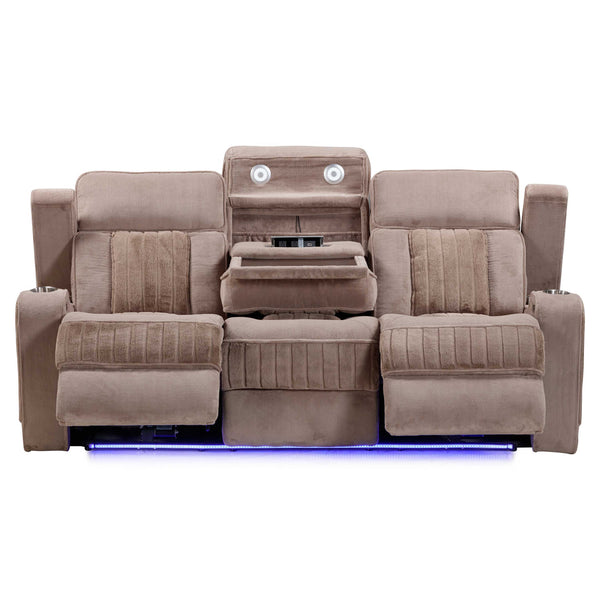  each piece in the group features teddy-bear-soft fabric that is perfect for snuggling! All power seats a