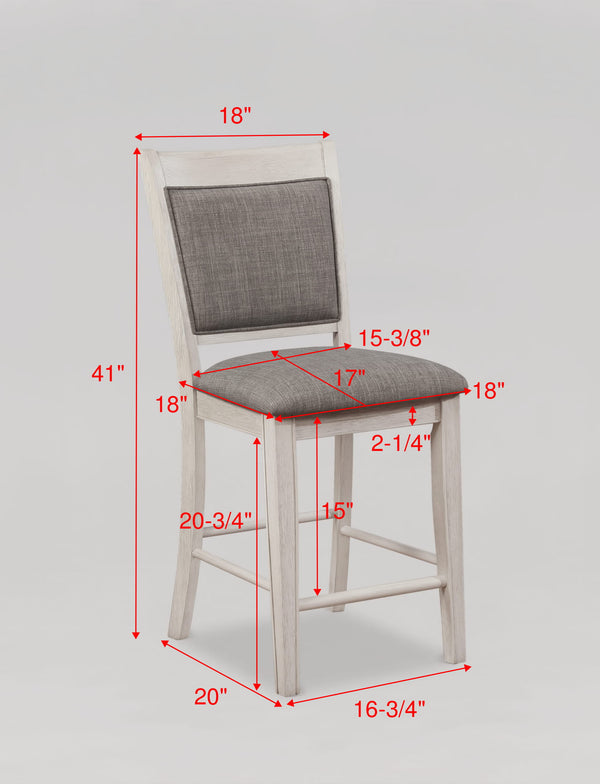 Fulton - Counter Height Chair (Set of 2) - Chalk White