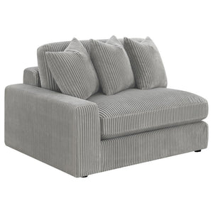 Blaine - Reversible Upholstered Chaise Sectional Sofa - Fog