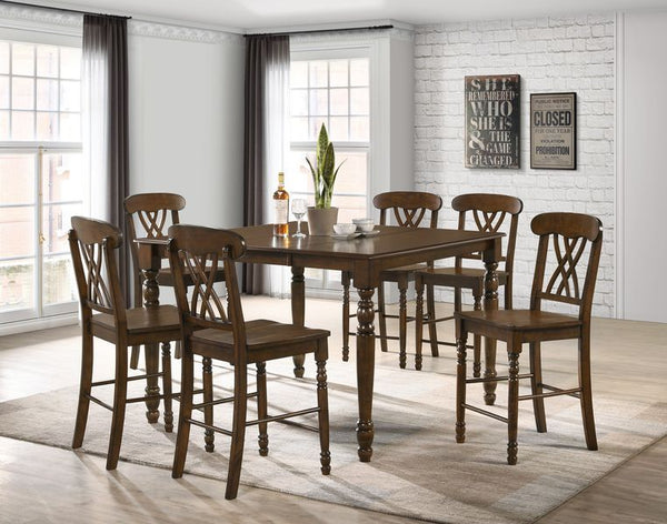 Dylan - Counter Height Chair (Set of 2) - Walnut Finish