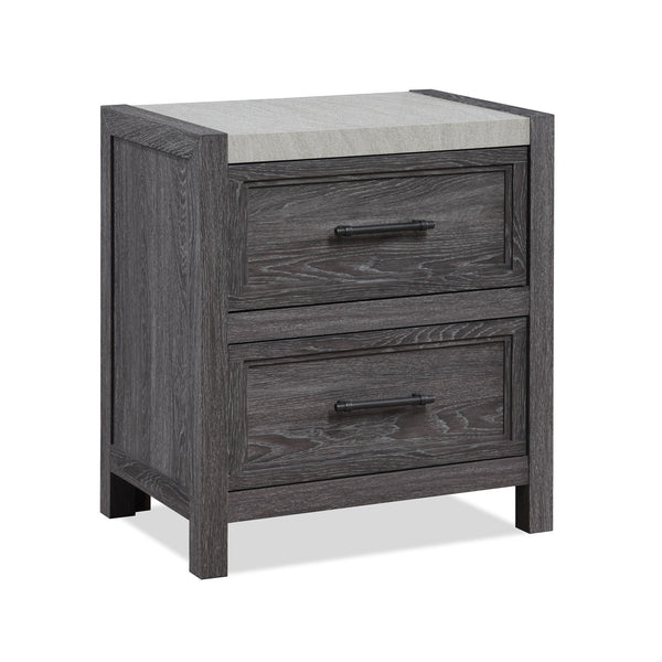 Madsen - King 4 Piece Bedroom Set - Gray