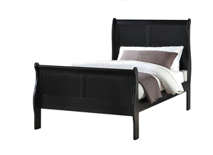 Louis Philip - Twin 4 Piece Bedroom Set - Black