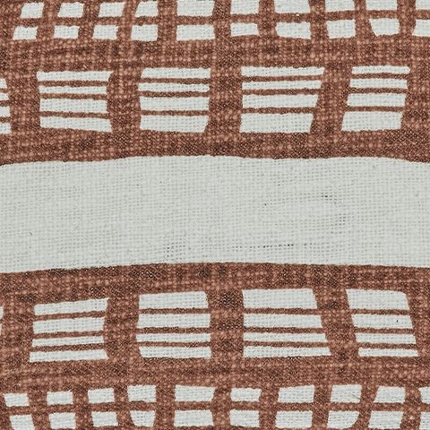 Ackford - White / Rust - Pillow (Set of 4)