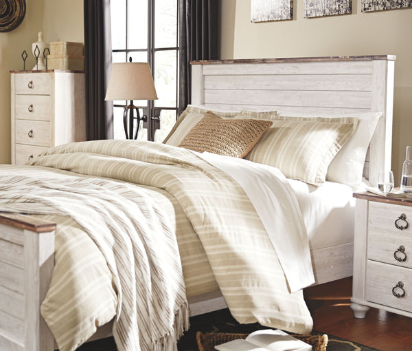Willowton - Whitewash - 7 Pc. - Dresser