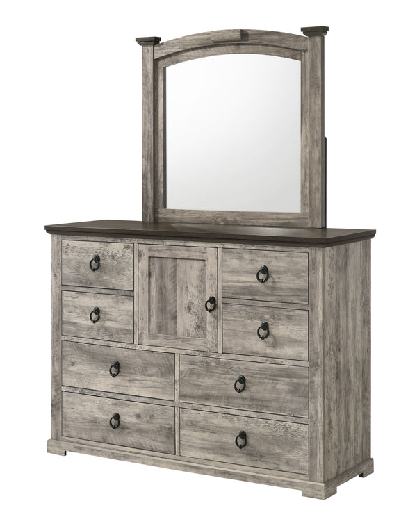 Ella-Mae - Queen 5 Piece Bedroom Set - Gray
