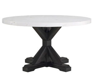 Vance - 5 Piece Dining Room Set - White / Gray