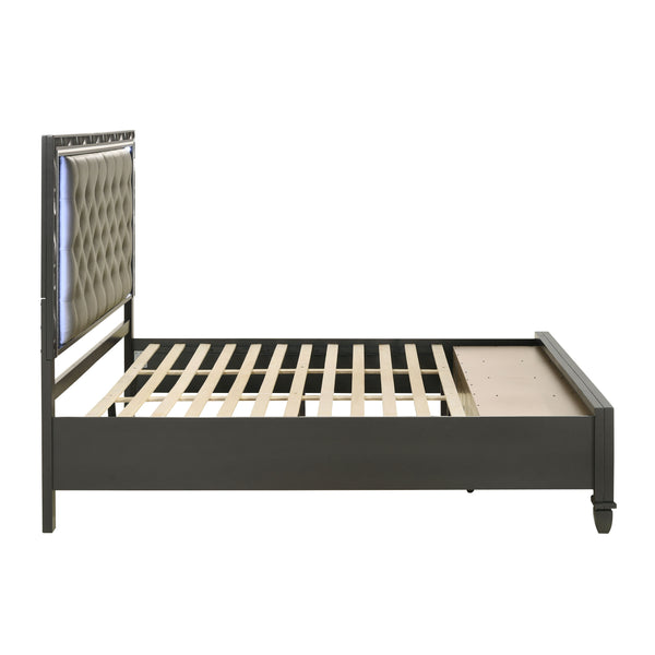Radiance - 6/0 California King Bed With Storage Only - Black Pearl