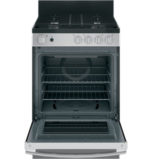 GE® 24"  Steam Clean Free-Standing/Slide-in Gas Range