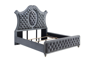 Cameo - King 4 Piece Bedroom Set - Gray