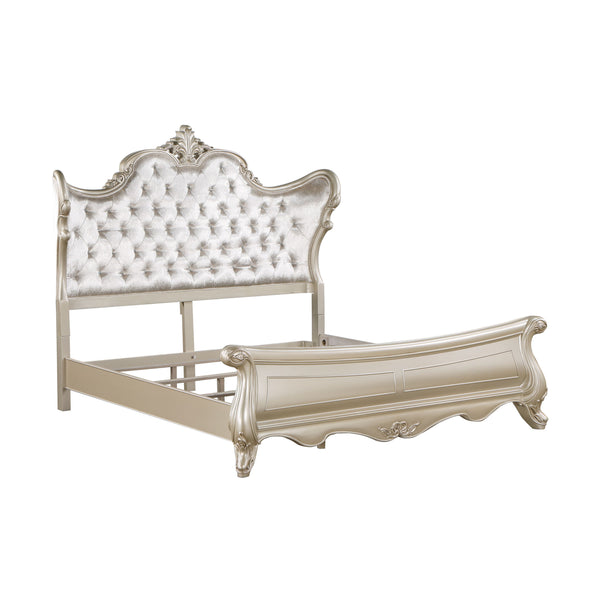 Monique - 5/0 Queen Bed - Champagne