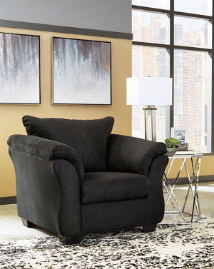 Darcy - Black - 4 Pc. - Sofa