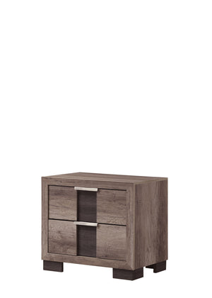 Rangley - Full 5 Piece Bedroom Set - Gray / Brown