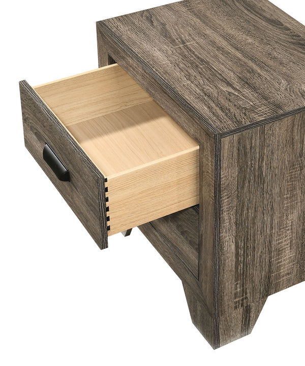 Millie - Full 4 Piece Bedroom Set - Warm Gray
