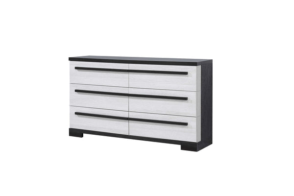 Remington - Dresser & Mirror - Black & White