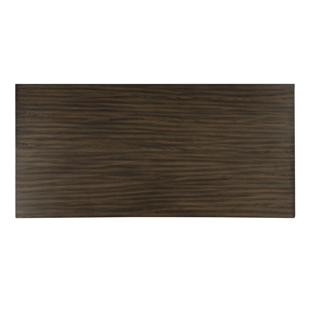 The Cityscape Rectangle Dining Table combines durability and sophisticated design, making it a standout piece for any dining room. Crafted from a blend of resilient Rubberwood solids, manufactured woods, and real Oak veneers, this table showcases the stre