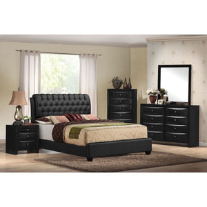 Ireland - Nightstand - Black - 26"