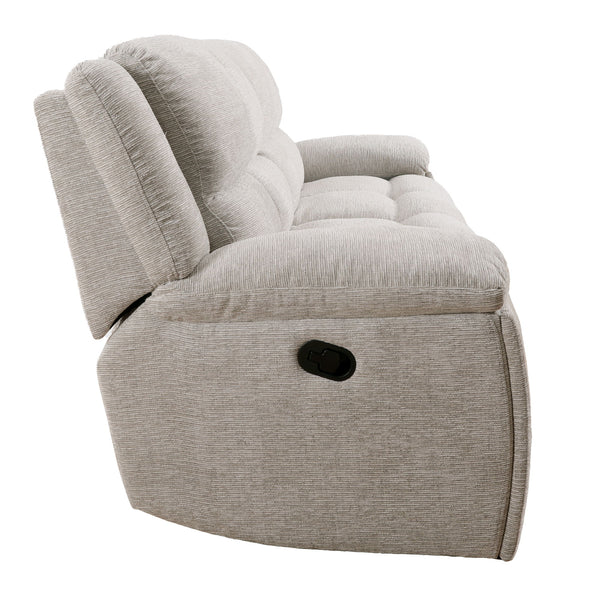 Buster - Manual Reclining Sofa And Loveseat - Opal Taupe