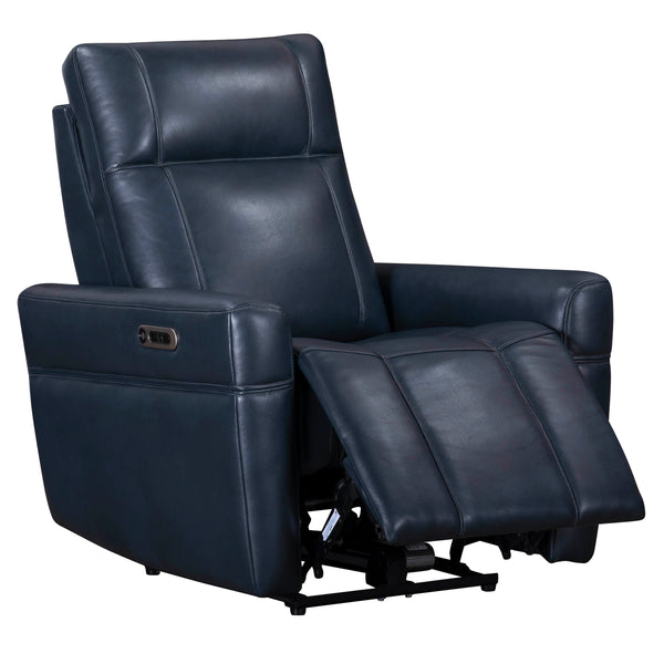  a comfortable zero-gravity power recliner with an adjustable headrest. Its stylish top-grain leather