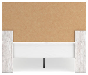 Cayboni - Whitewash - Queen Panel Bed