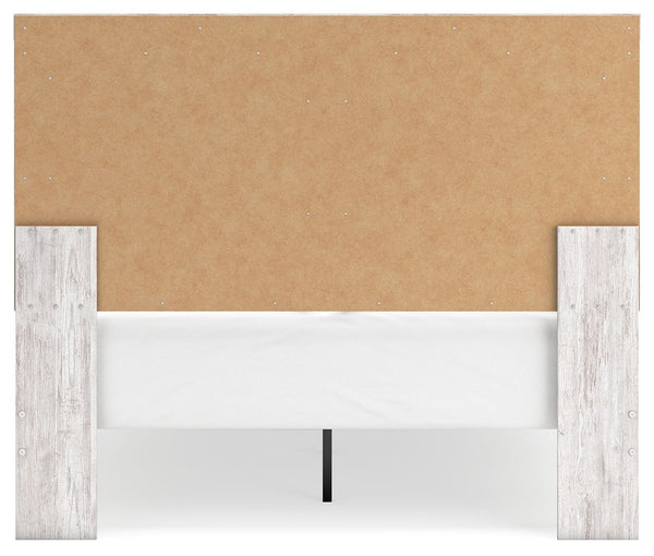 Cayboni - Whitewash - Queen Panel Bed