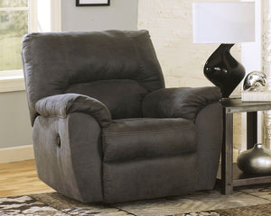  this rocker recliner takes comfort to a whole new level. Faux vintage leather requires minimal care
