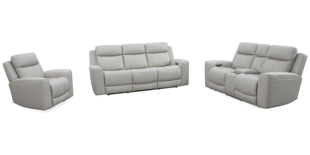 Introducing our comfortable and convenient Calgary sofa, designed with relaxation in mind. Calgary features power recline and headrest controls, allowing you to adjust your seating position easily. The over-padded headrests provide extra comfort, and the 