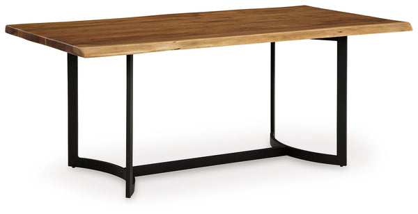 Fortmaine - Brown / Black - 5 Pc. - Dining Table