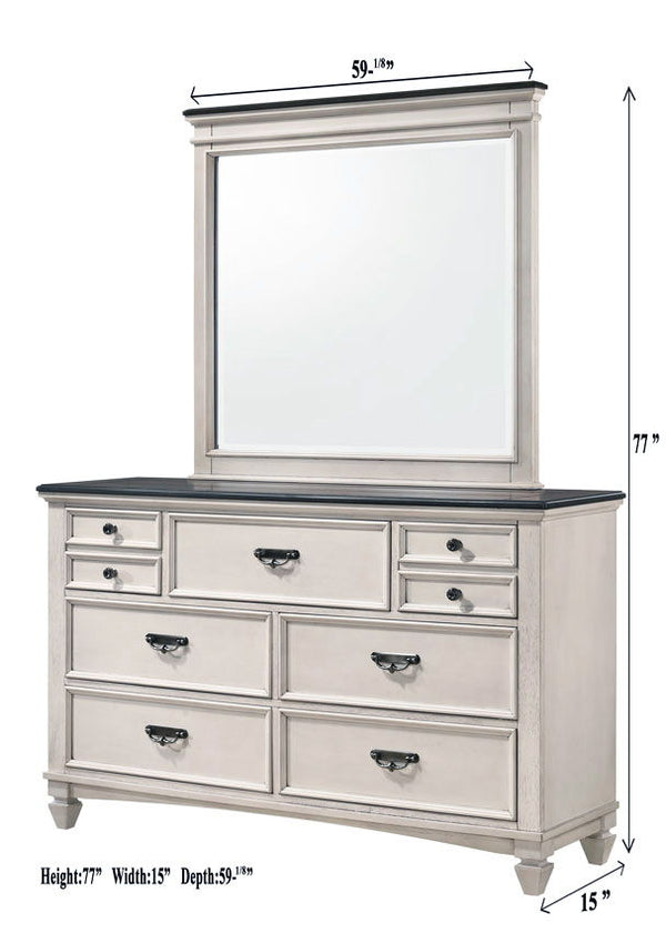  distinguished by its beautifully paneled headboard