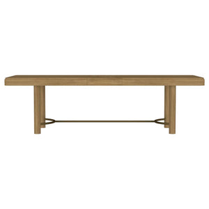Arini - 9 Piece Extension Leaf Dining Table Set - Sand Wash