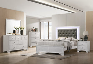 Lyssa - California King Bed - White