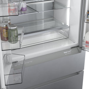 800 Series, French Door Bottom Mount Refrigerator, 36'', Stainless steel (with anti-fingerprint)