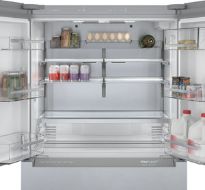 800 Series, French Door Bottom Mount Refrigerator, 36'', Stainless steel (with anti-fingerprint)