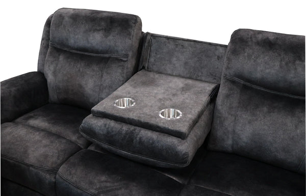 Park City - Sofa With Power Footrest - Slate