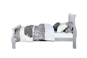 Bring casual elegance into your home with the Louis Phillipe bedroom collection. An eye-catching sleigh bed lies at the heart of this classic bedroom set. Crafted with selected wood and veneers is available in different finishes to choose. This beautiful 