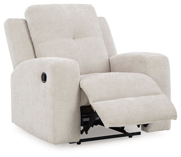 Danum - Stone - Zero Wall Recliner