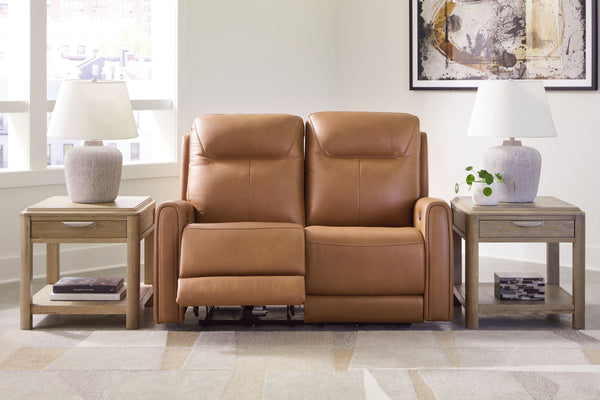  the expertly matched leather and faux leather upholstery features jumbo stitching for even more appeal