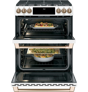 Café™ 30" Smart Slide-In, Front-Control, Dual-Fuel, Double-Oven Range with Convection