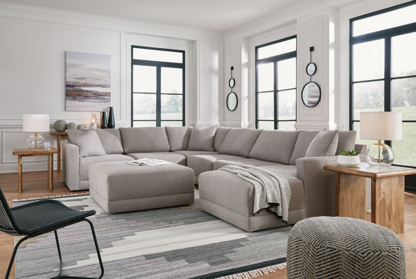 Katany - Shadow - Right Arm Facing Corner Chaise 6 Pc Sectional