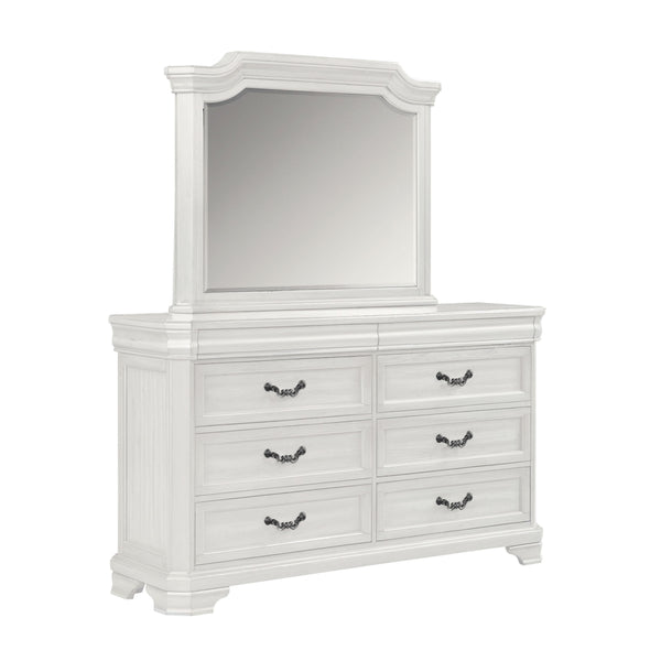 Lyndhurst - Dresser & Mirror - White