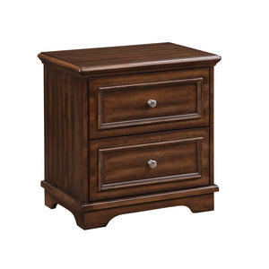 Franklin - 4 Piece Pack Full Bed Set - Brushed Walnut
