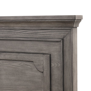 Lisbon - 5/0 Queen Bed - Gray
