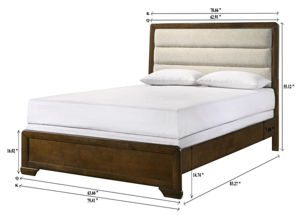 upholstered bed frame that provides a comfortable