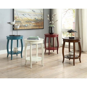 Aberta - Accent Table - Antique White
