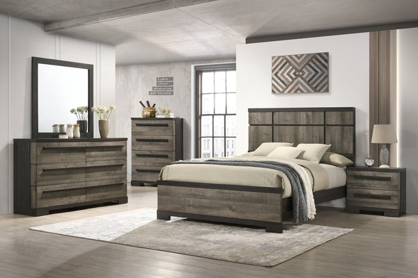 Remington - Queen Bed - Dark Brown