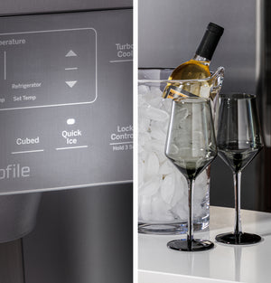 GE Profile™ Series ENERGY STAR® 25.3 Cu. Ft. Side-by-Side Refrigerator