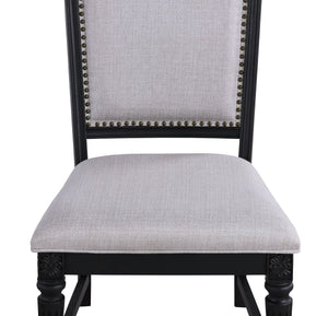 Kingsbury - 7 Piece Dining Room Set - Black / Gray