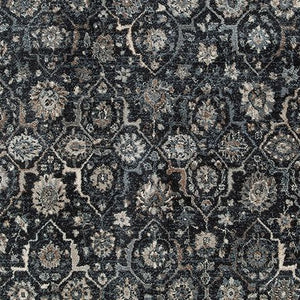 Hilcott - Blue / Cream / Brown - Medium Rug